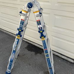 Pro ladder: 5 in 1, 375 lb Capacity, 18 Foot Reach