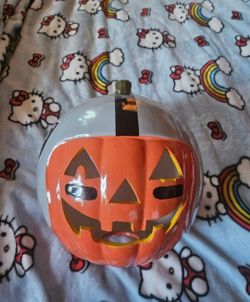 Raiders Ceramic Pumpkin