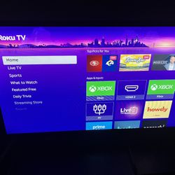 35in Roku Tv W /remote