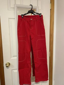 Red Cargo Pants