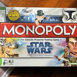 Monopoly Star Wars Clone Wars New Used
