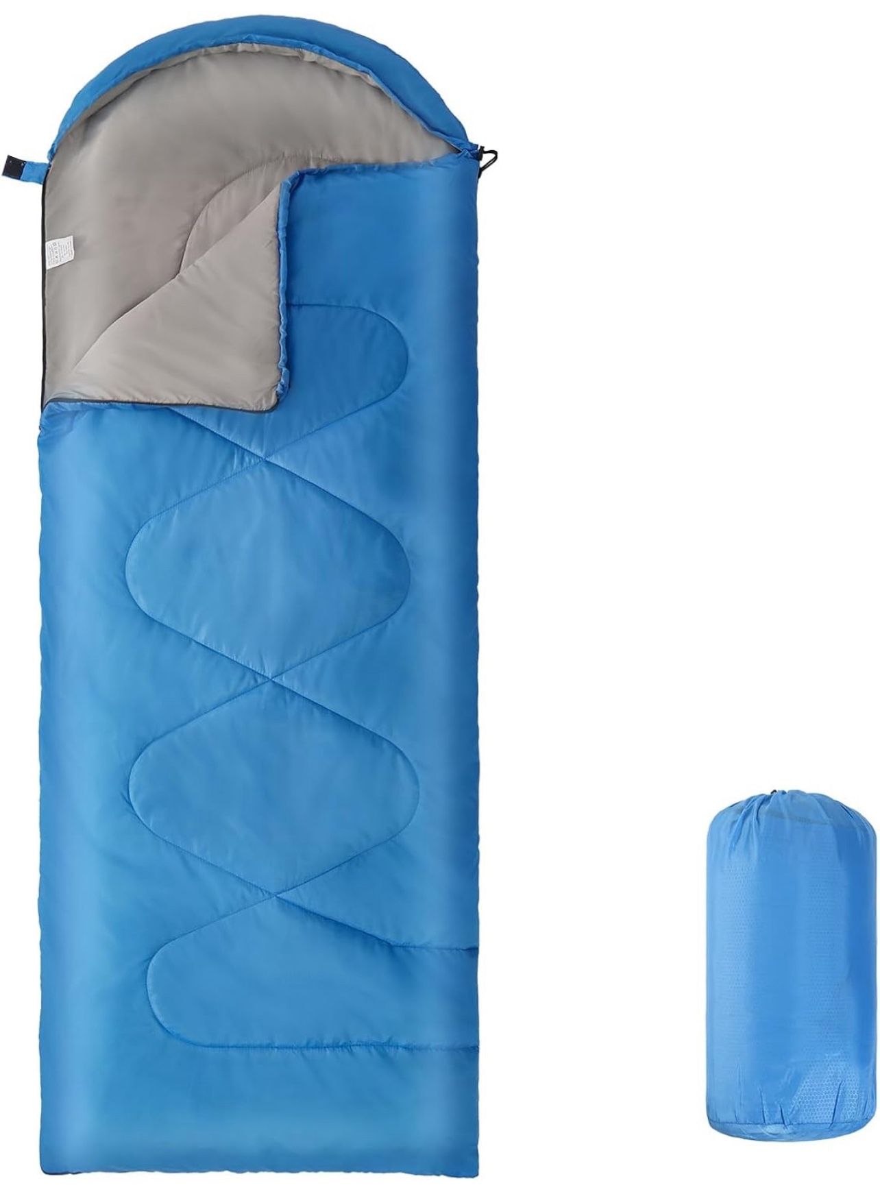 Sleeping Bags for Adults Kids,Lightweight Waterproof Compact Sleeping Bag with Stuff Sack for Warm Camping Cold Hiking Traveling Outdoor Activities