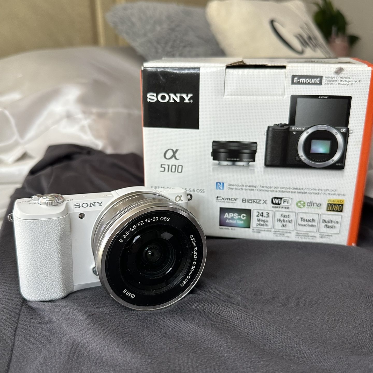 Sony a5100 16-50mm Mirrorless Digital Camera with 3-Inch Flip Up 