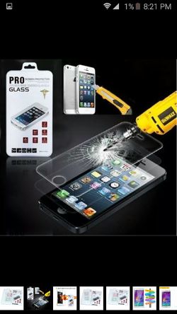Premium Real Tempered Glass Film Screen Protector for Samsung Galaxy s3 s4 s5 s6 iPhone 6
