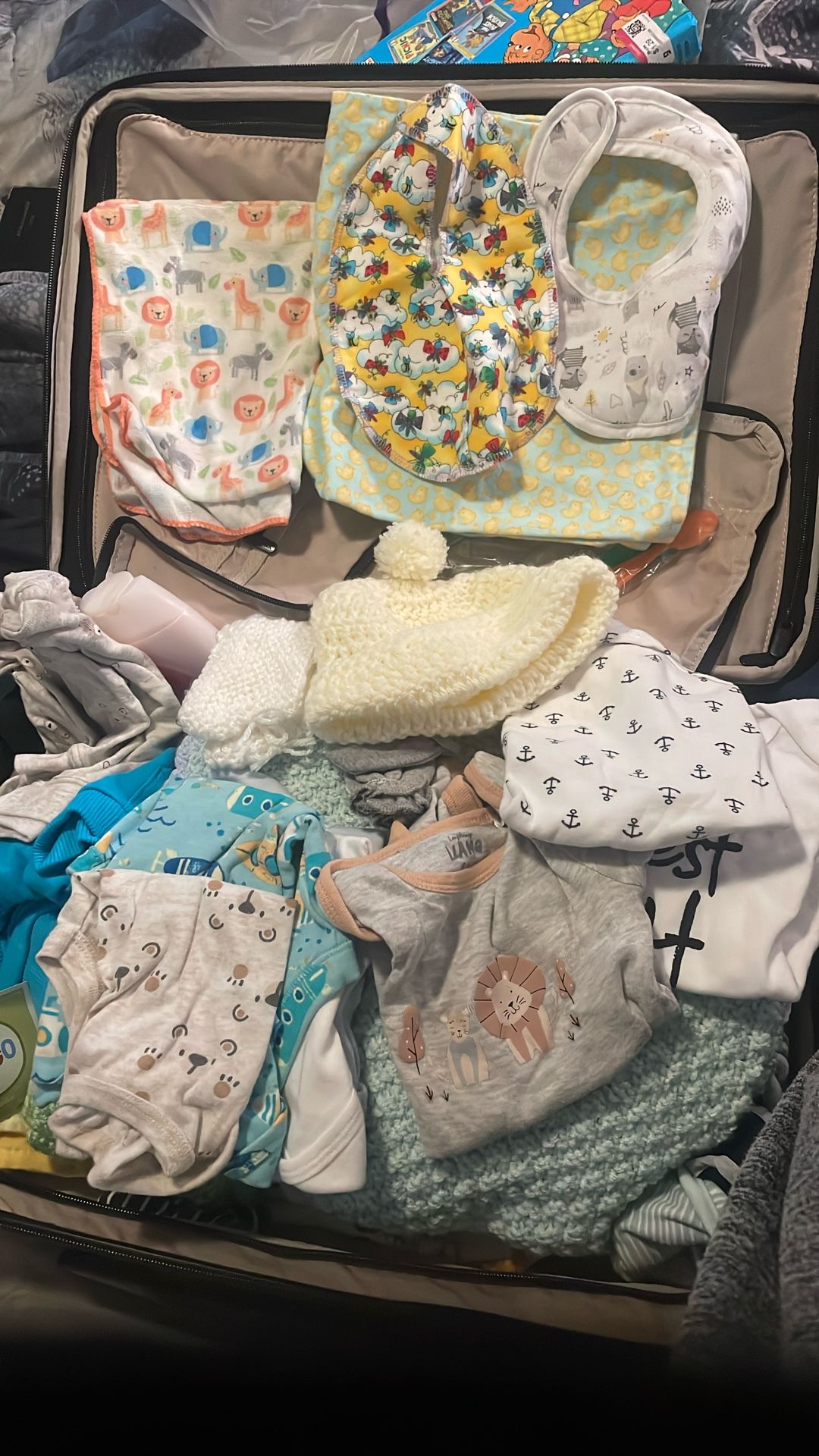 Assorted Baby Items diapers clothes etc
