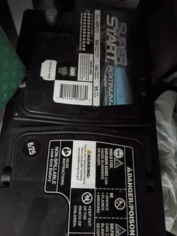 car battery  $329 now $100