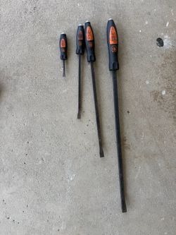 Matco Curved tip 4 pc pry bar set