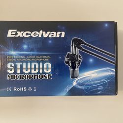 Excelvan Recording /Broadcasting Professional Condenser Studio Microphone 