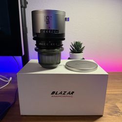 Blazar Remus 50mm T2 1.5x PL Mount/Blue Flare Anamorphic Lens
