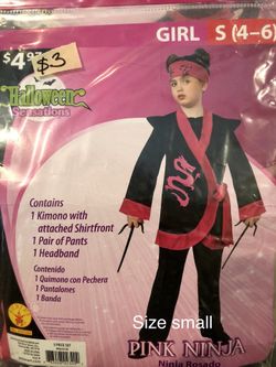 Pink Ninja NEW Halloween Costume
