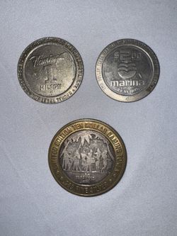 Limited Edition Las Vegas Nevada Gaming Tokens
