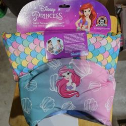 Swimways Ariel Disney Princess Swim Trainer Life Jacket 33-55lbs