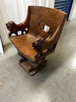 Kings chair from Benin west Africa