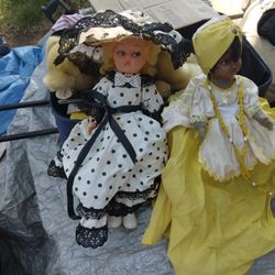 TWO. DOLLS.        50  DOLLARS  OR BEST