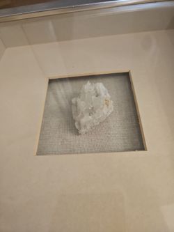 12x12 white crystal wall art