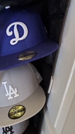 Los Angeles Dodgers LAD Authentic MLB "D" Logo New Era 59FIFTY 5950 Fitted Cap