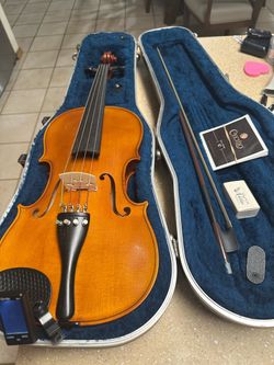 Made in Czech Republic 16 inch LIDL Viola with Bow, Digital Tuner, Extra Strings $350 Firm