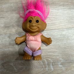 Vintage Russ Exercise Girl With Pink Hair