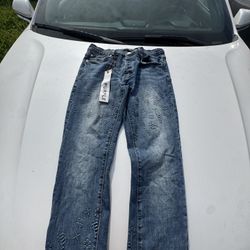 Blue Purple Jeans Size 34