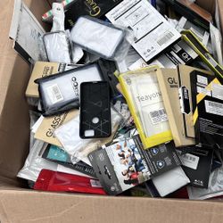 Lot of 200+ Phone Cases & Screen Protectors – Mixed Brands & Models