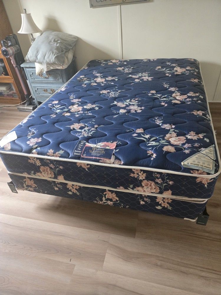 Full Bed Frame With Mattress