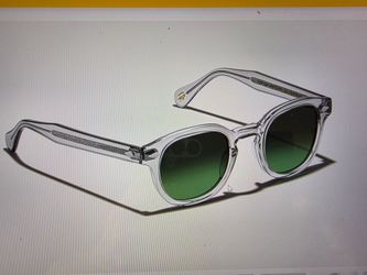 MOSCOT Lemtosh Sunglasses Light Grey Frame G15 Green Lenses
