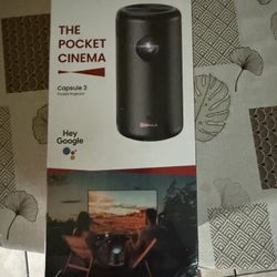 NEBULA Capsule 3 GTV Outdoor Projector, Netflix Officially Licensed, 1080P Smart Mini Projector with Wi-Fi, 2.5 hrs Battery, 120-Inch Display, Dolby D