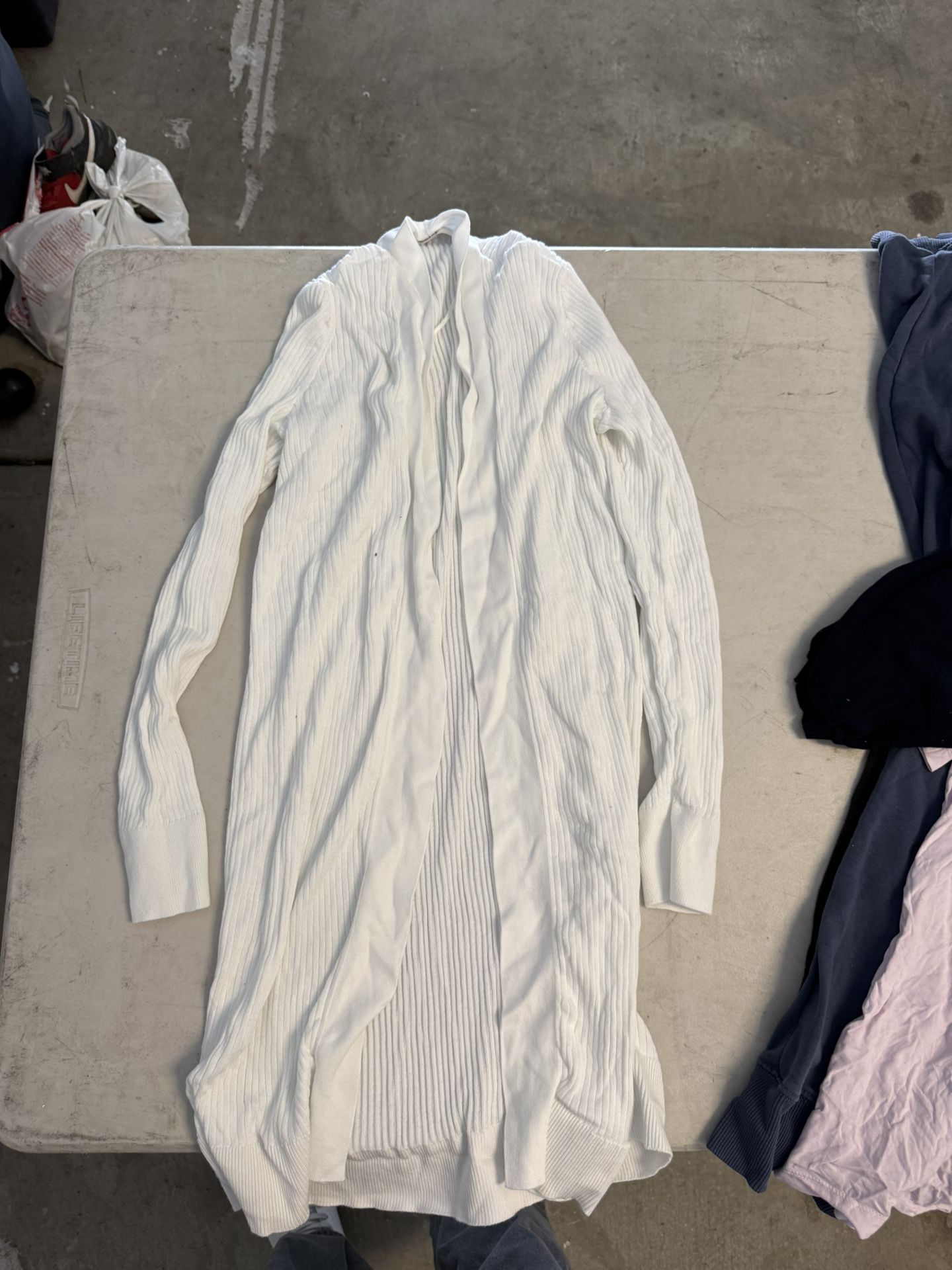 White Long Sweater