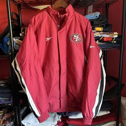 Vintage 49ers Reebok Jacket 🔥 size Large n Men for $75‼️‼️