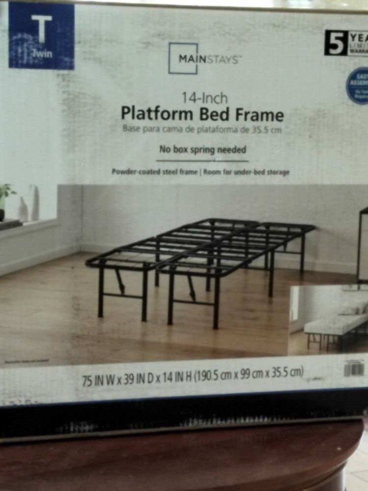 Bed Frame Twin Size With Mattress