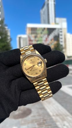 Rolex Day Date Presidential 18238 Double Quick Numeral Dial Fully 18K Gold Full Set