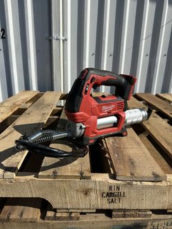 Milwaukee TOOL ONLY  M18 18V Lithium-lon Cordless Grease Gun 2-Speed USED $200