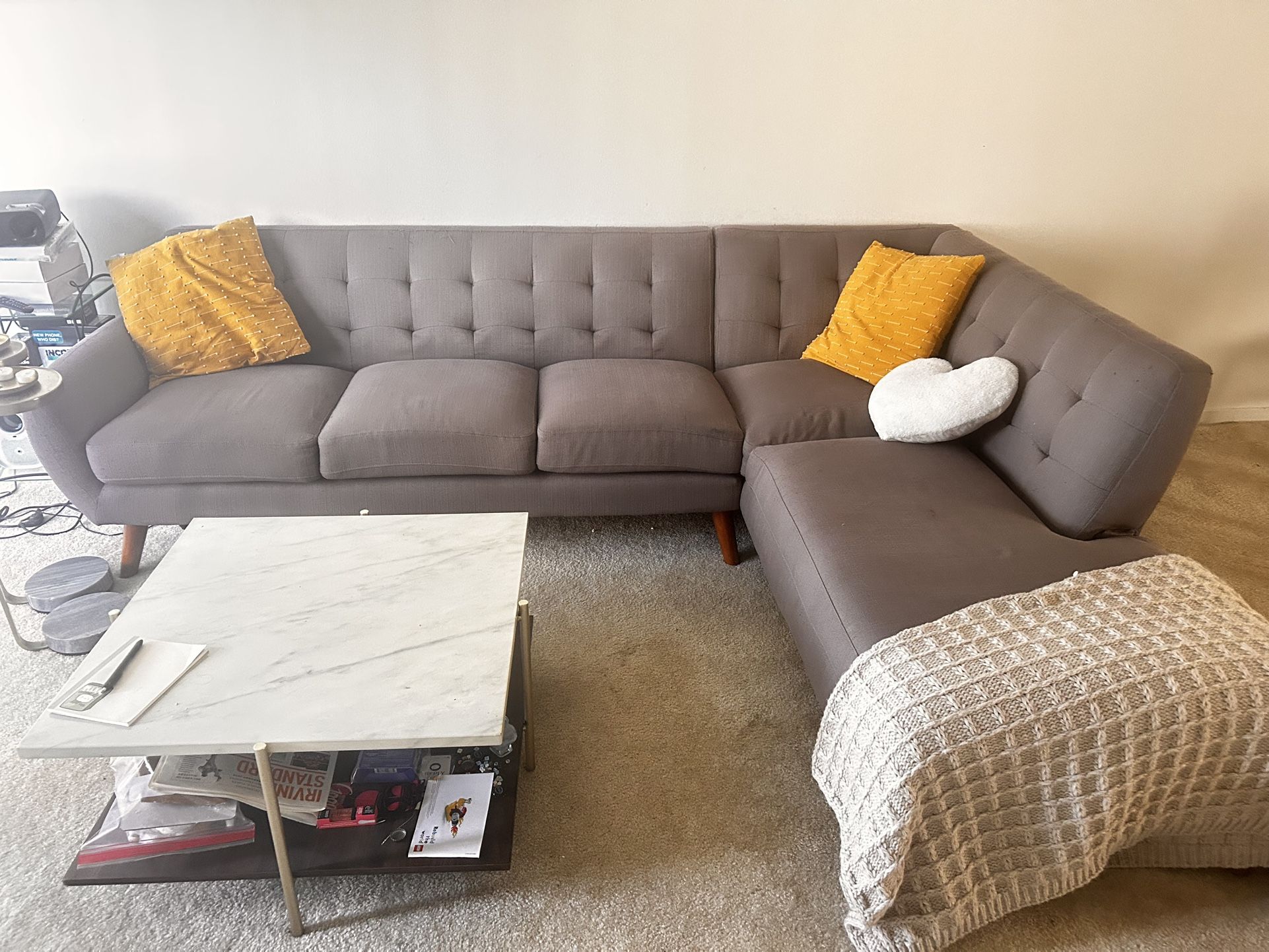 Couch And Coffee Table - $120