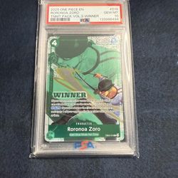 One Piece TCG / Cards Zoro PSA 10
