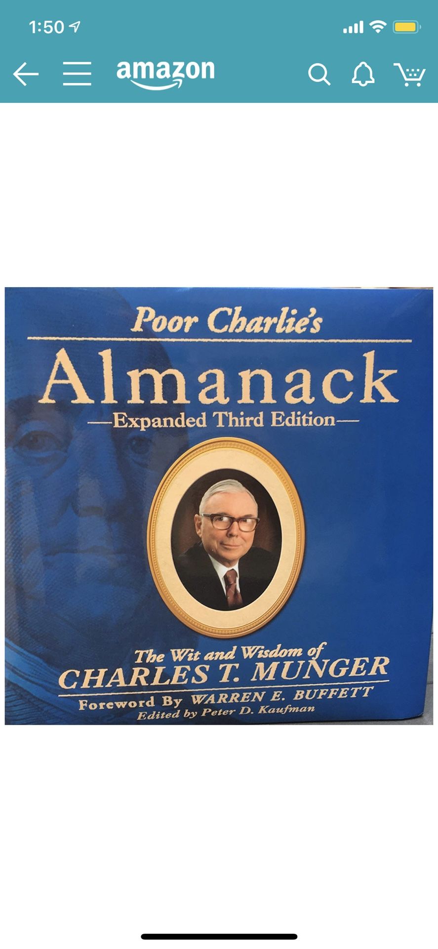 Poor Charlie’s Almanac by Charles T. Munger