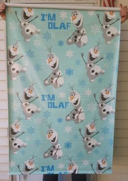 36" Disney's Olaf from Frozen window shade