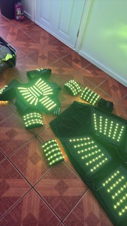LED robot suit