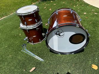 Drums - C&C Maple in Walnut with rerings.