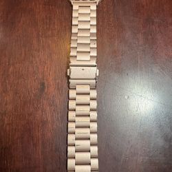 Apple Watch Band Stainless Steel Adjustable - 42-49mm - Rose Gold (No Packaging)