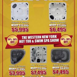 Don’t Miss It! 3 Days Only – Hot Tubs from $3,995