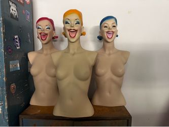 Vintage retail display mannequin