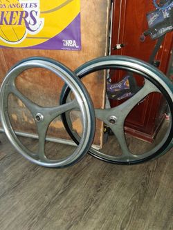 Wheelchair X core rims