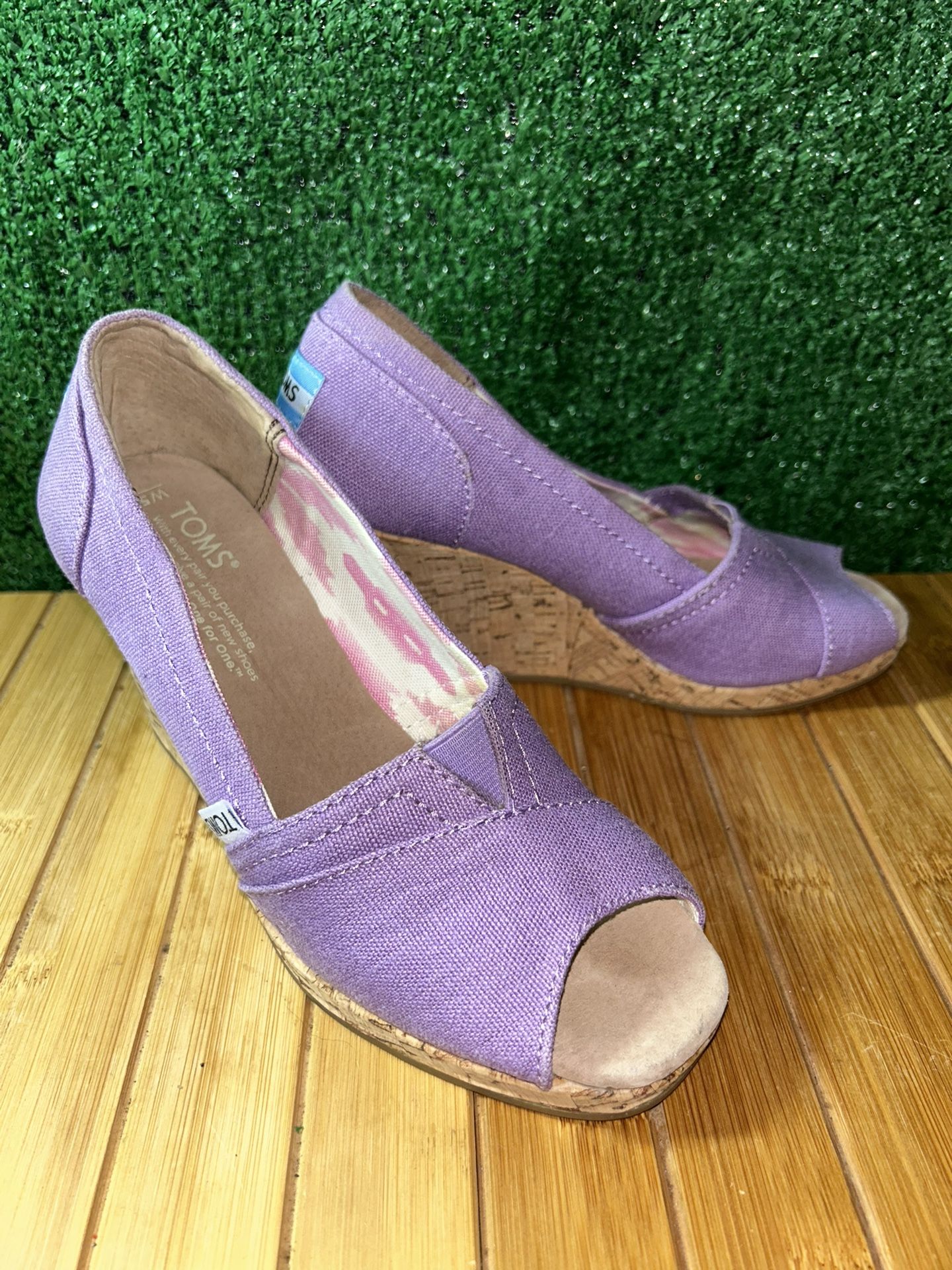 Toms Lilac Wedges