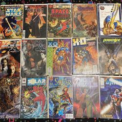 Mix Comic Book Lot - Star Wars X Files Xo-Manowar Solar Spawn
