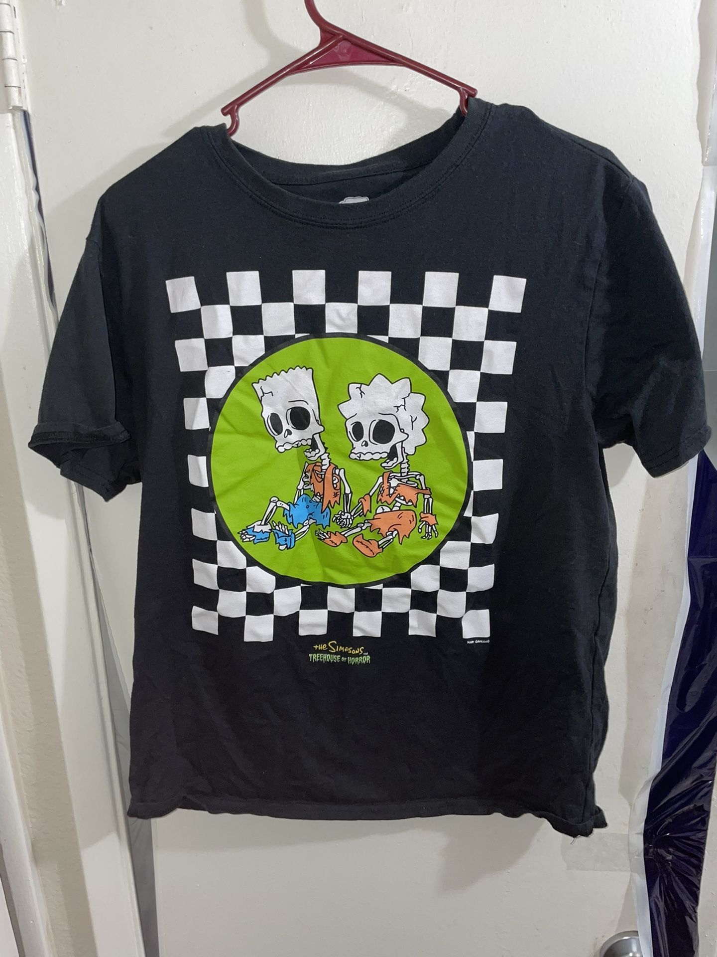 The Simpsons Tree House Of Horror Men’s Large Graphic T Shirt Halloween Spooky