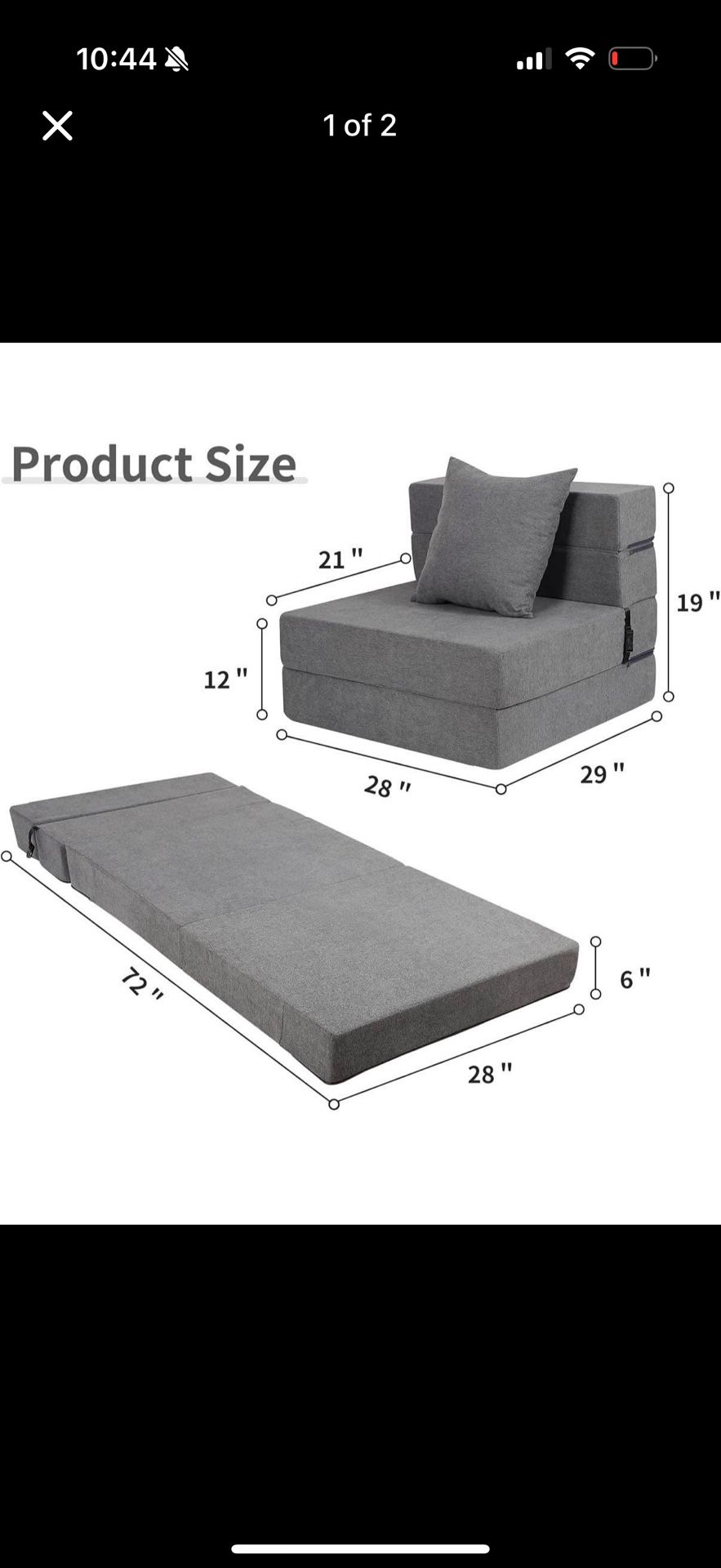 Foldable Twin Mattress For Sale. Brand New