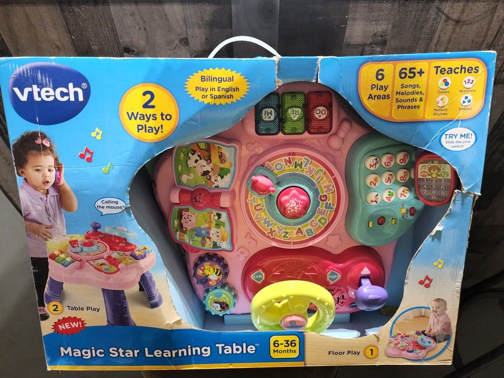 VTech Magic Star Learning Table, Pink - New in Box
