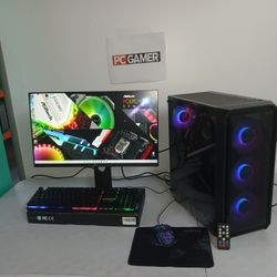 Gaming Computer Setup BUNDLE 80 Games +Wi-Fi +Windows 11Pro