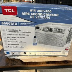 TLC 6000BTU WiFi Window AC Unit