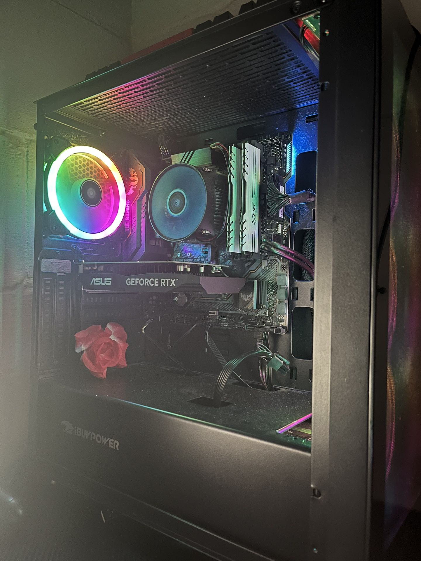 iBUYPOWER Gaming Desktop Element MR 9320(Intel i7-10700F 2.9GHz 16GB 240GB) GeForce RTX 3050 6GB ( 16GB DDR4 ram )
